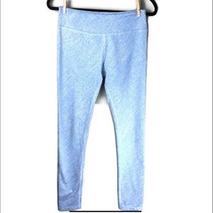 Beyond Yoga Textured Essential Pool Blue Leggings